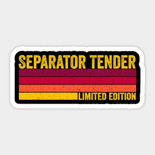 Separator Tender Sticker